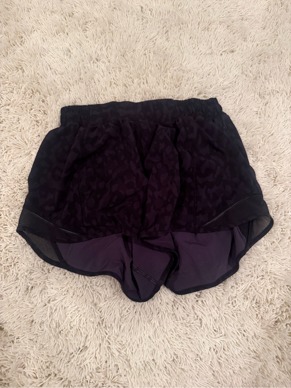 Lululemon Cheetah print shorts